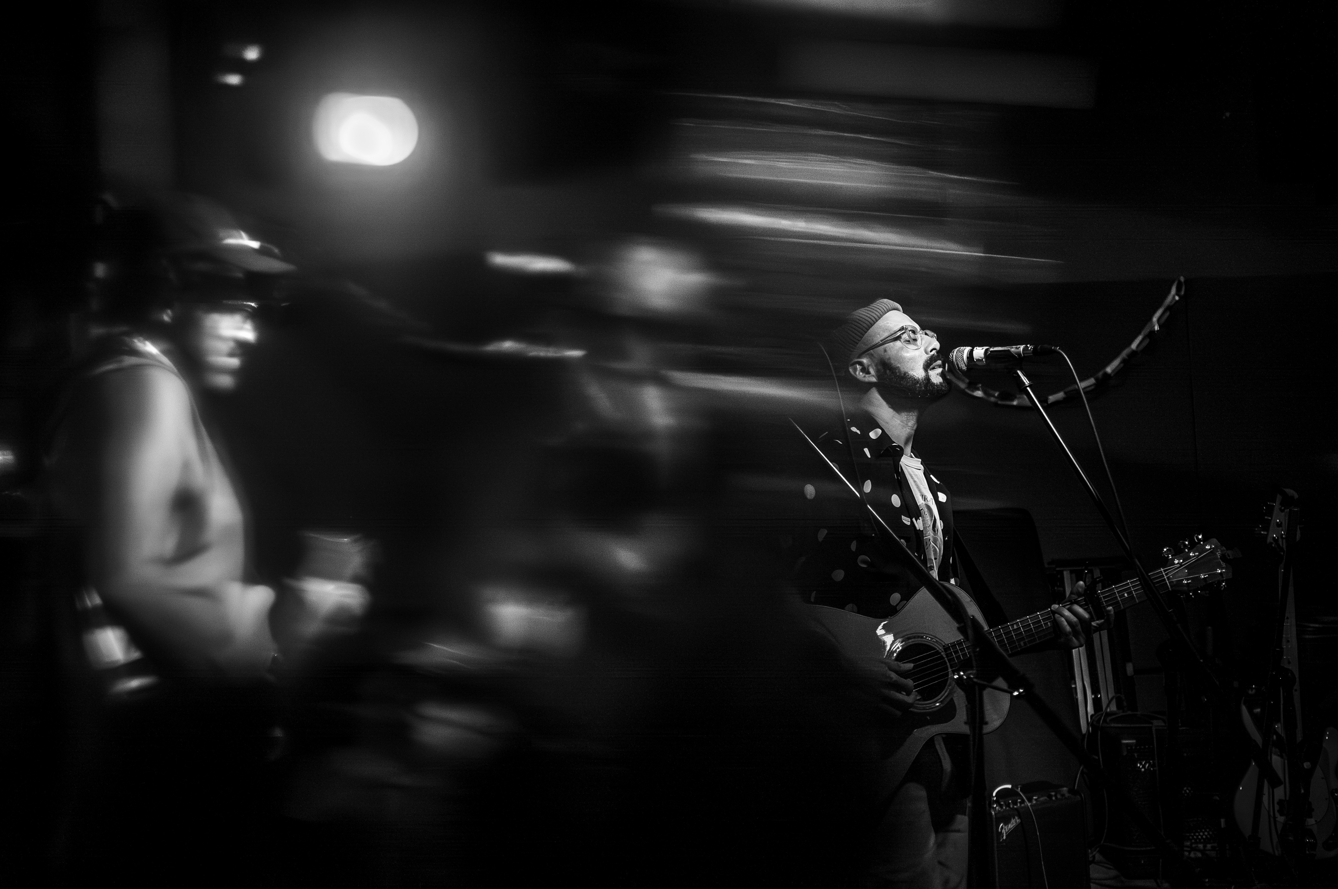 Jaime Tjahaja performing live at Turn Turn Turn, photographed by Kyle Carnes
